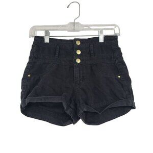 304.  Refuge Women's Denim Shorts Black Size 0